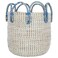 Al Saif Gallery wicker basket, cylindrical, 26 x 26 x 26 cm - light beige