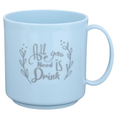 كوب بلاستيك سيف جاليري، 450 مل - أزرق فاتح