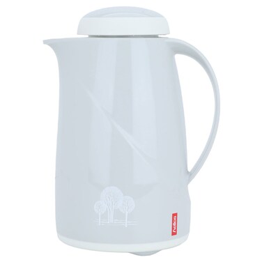 Helios German Thermos, Light Gray, Tree Pattern, 0.6 Liters