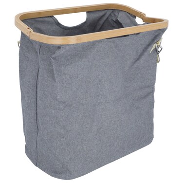 Alsaif Gallery Grey Laundry Basket