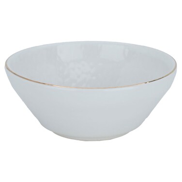 Saif Gallery Porcelain Soup Bowl, 10 cm, Round - White