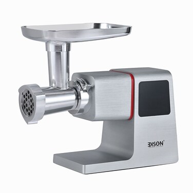 Edison Digital Meat Grinder, Light Gray, 400 Watts