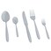 طقم أدوات مائدة من الستانلس ستيل من سيف غاليري، 30 قطعة - فضي