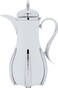 Sana White And Silver Thermos Set, 1 Liter, 2 Pieces