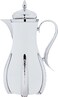 Sana White And Silver Thermos Set, 1 Liter, 2 Pieces