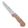 Gallery Steel Kitchen Knife, 20 cm, Wooden Handle - Silver