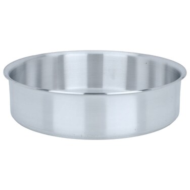 صينية فرن ألومنيوم، 30 سم، دائرية - فضي