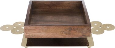 صينية تقديم خشبية جاليري السيف، 8×21×42 سم، مربع - خشبي