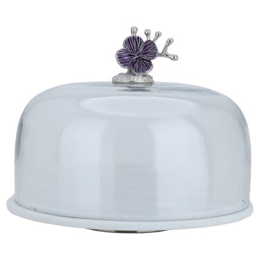 سيف غاليري طبق تقديم بورسلين، دائري، غطاء شفاف