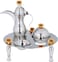 Saif Gallery Steel Hospitality Set (Dallah + Dates + Noah Plate) Base with Legs