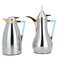 Maha Steel Saif Gallery Thermos Set, 2 Pieces, 1/1 Liter - Silver
