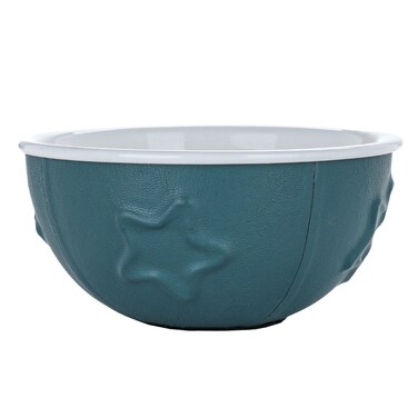Saif Gallery Porcelain Bowl, 17 x 17 x 9 cm, with Base - Blue