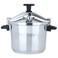 Al-Asouf Saif Gallery Aluminum Pressure Cooker 8 Liters Non-Stick Coating - Silver