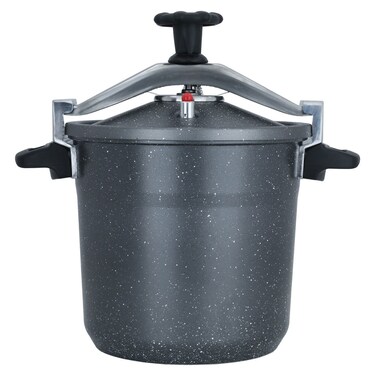 Granite Pressure Cooker, Alsaif Gallery Alasouf, 10L, Side Handles - Gray