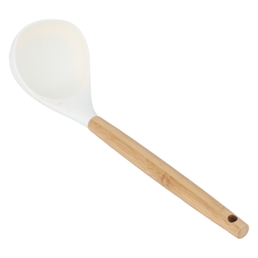 Alsaif Gallery Beige Silicone Soup Ladle