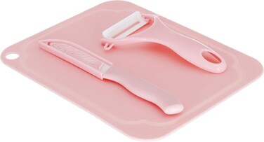 Al Saif Gallery Save Soo Chopping Board Set, 3 Pieces, Cc23010 - Pink