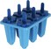 Al Saif Gallery Save Soo Plastic Ice Cream Mold, 13.5 X 11.5 X 17.5cm, 6 Pieces - Dark Blue