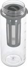 Al Saif Gallery Safe Soo Plastic Bottle, With Lid Strainer, 600ml - Gray