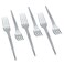 Saif Gallery Stainless Steel Spoon Set, 24 Pieces, Engraved - Silver