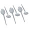 Saif Gallery Stainless Steel Spoon Set, 24 Pieces, Engraved - Silver