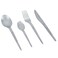 Saif Gallery Stainless Steel Spoon Set, 24 Pieces, Engraved - Silver