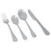 Saif Gallery Stainless Steel Spoon Set, Engraved, 24 Pieces - Silver