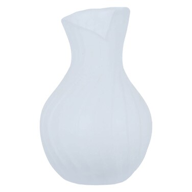 Glass Vase Alsaif Gallery, 12&times;19 cm - White