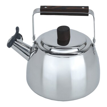 Elisa Steel Teapot, Wooden Handle, 1.9L - Silver