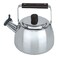 Elisa Steel Teapot, Wooden Handle, 1.9L - Silver