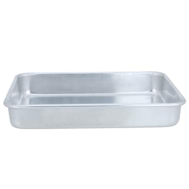 Cake Tray Aluminum Al Saif Gallery, 34.6x24.5x5.5 cm - Silver