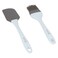 Saif Gallery Silicone Baking Tool Set, Spatula and Brush - White