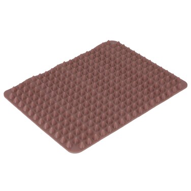 Saif Gallery Silicone Pastry Mat, 28 x 20 cm - Brown