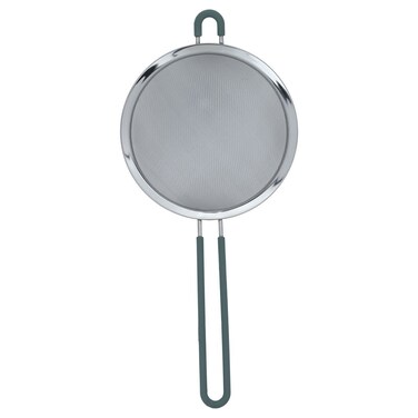 سيف غاليري مصفاة فولاذية، 18 سم، مقبض سيليكون - أخضر