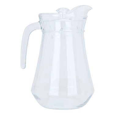 سيف غاليري إبريق زجاجي، 1.3 لتر، مع غطاء - شفاف