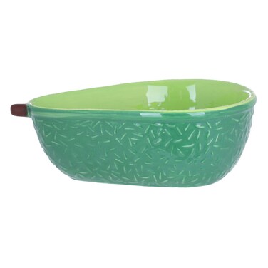 Saif Gallery Porcelain Bowl, 21.8 x 15.1 x 7.8 cm, Avocado Shape - Green