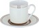 Saif Gallery Porcelain Coffee Cup Set, 12 Pieces - Beige Brown
