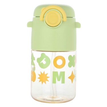 Saif Gallery Plastic Bottle, 350 ml - Green White