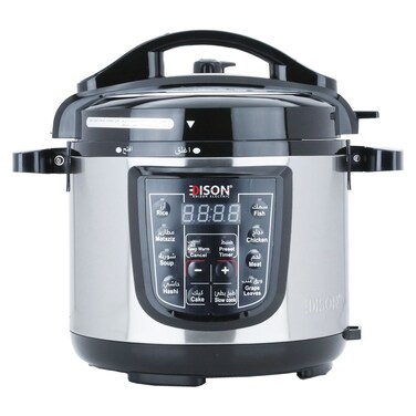 اديسون برو قدر ضغط كهربائي مع وعاء جرانيت، 4 لتر، 800 وات