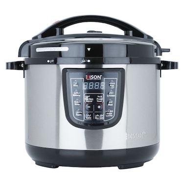 اديسون برو قدر ضغط كهربائي مع وعاء جرانيت، 10 لتر، 1400 واط