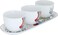 Saif Gallery Porcelain Yogurt Set, 4 Pieces, Tofaria - Colored