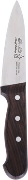 Al Saif Gallery Steel Kitchen Knife, Size 6, With Wooden Handle - Silver