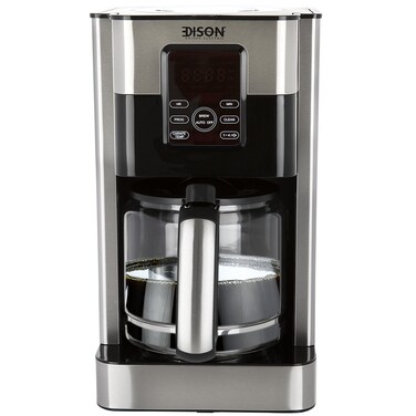 Coffee Maker, 1000W, 1.8 Liters, CM1706BAT - Silver Black