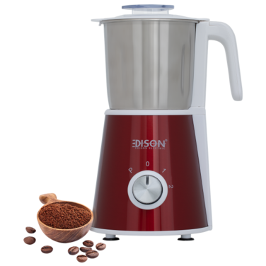 400g 450W 2 Speed ​​Red Coffee Grinder