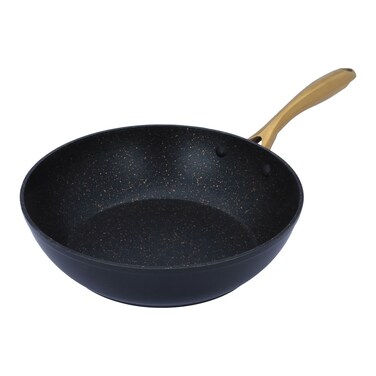 Rocky Granite Frypan, 28 cm, Deep - Gold