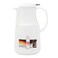 Al-Rhine thermos, 1 liter, press - white