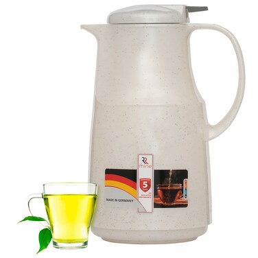 German Rhine thermos, 1 liter - white