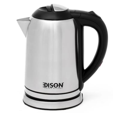 water kettle, 1 liter, 1200 watts, silver