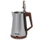 Edison Stainless Steel Electric Kettle, 1850-2200 Watts, 1.7 Liters, D2017w - Wood Silver