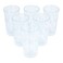 Max set of 12 oz glass water cups, 6 pieces