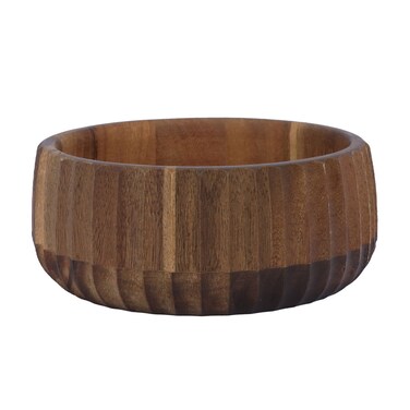 السيف غاليري وعاء خشبي، 15 سم، دائري صغير - بني